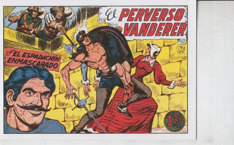 El Espadachin Enmascarado facsimil numero 043: El perverso Vanderer