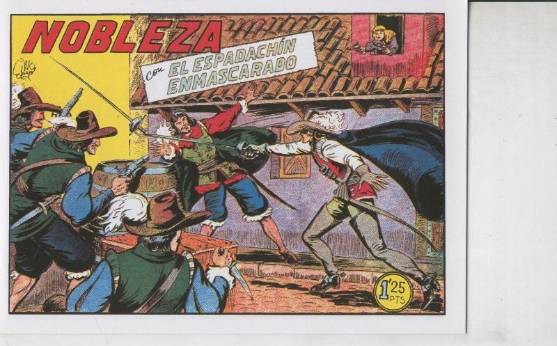 El Espadachin Enmascarado facsimil numero 048: Nobleza