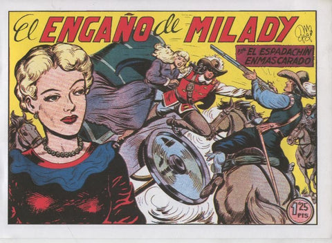 El Espadachin Enmascarado facsimil numero 049: El engaño de Milady