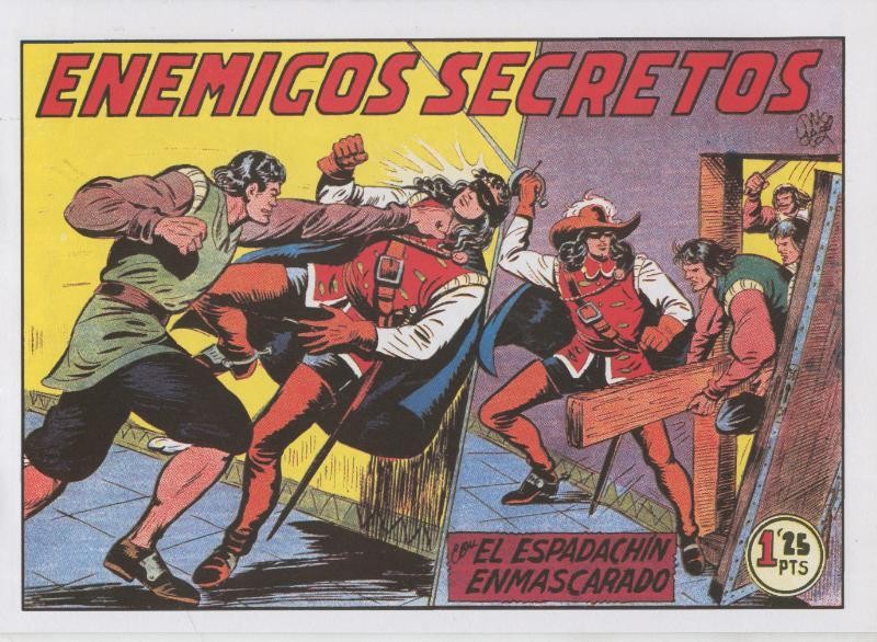 El Espadachin Enmascarado facsimil numero 054: Enemigos secretos