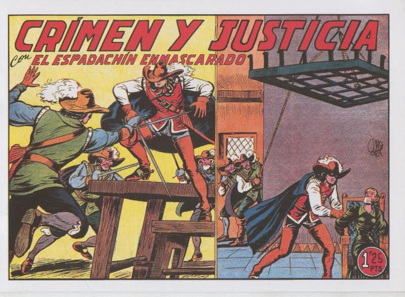 El Espadachin Enmascarado facsimil numero 055: Crimen y justicia