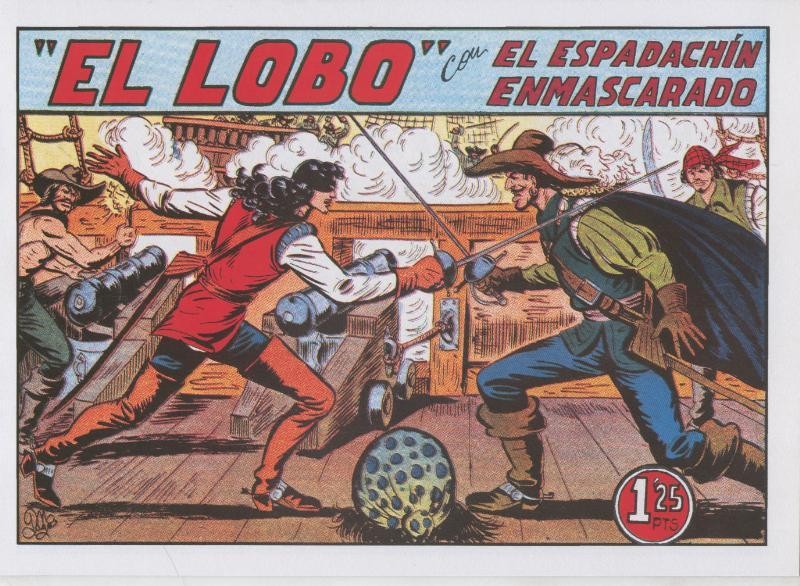 El Espadachin Enmascarado facsimil numero 058: El lobo