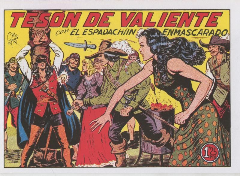 El Espadachin Enmascarado facsimil numero 065: Teson de valiente