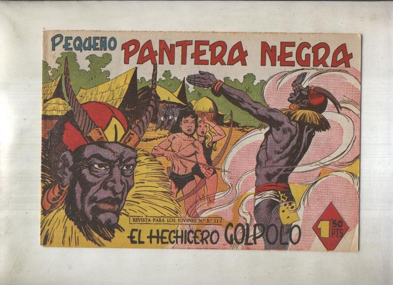 Pequeño Pantera Negra numero 143: El hechicero Golpolo