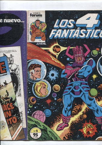 Los 4 Fantasticos volumen 1 numero 005 (numerado 2 en trasera)