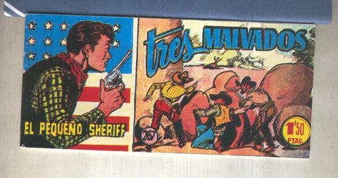 El Pequeño Sheriff facsimil numero 267: Tres malvados