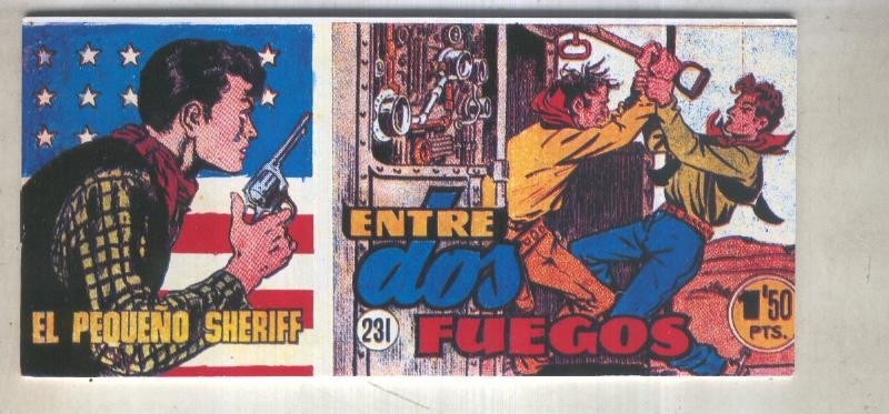 El Pequeño Sheriff facsimil numero 231: Entre dos fuegos