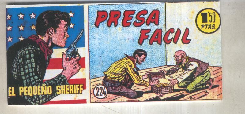 El Pequeño Sheriff facsimil numero 224: Presa facil