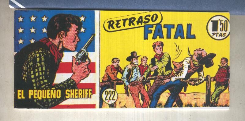 El Pequeño Sheriff facsimil numero 222: Retraso fatal