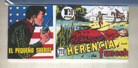 El Pequeño Sheriff facsimil numero 220: Herencia funesta