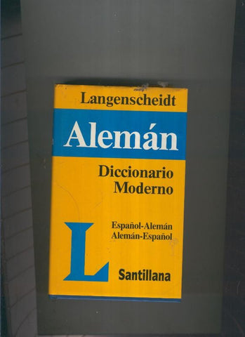 Diccionario moderno Langenscheidt Español-Aleman