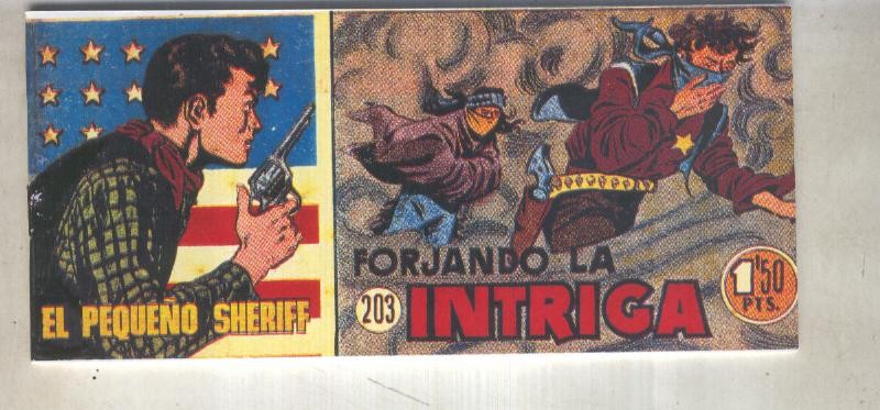 El Pequeño Sheriff facsimil numero 203: Forjando la intriga