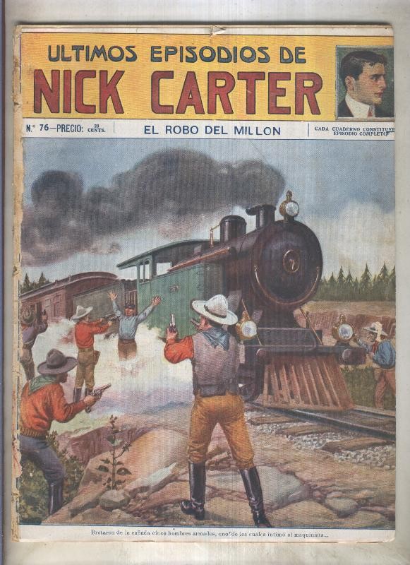 Ultimos episodios de Nick Carter numero 076: El robo del millon