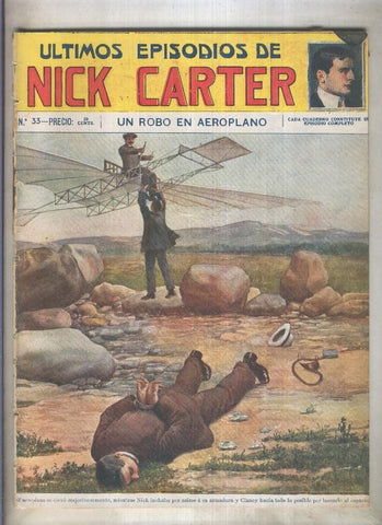 Ultimos episodios de Nick Carter numero 033: Un robo en aeroplano