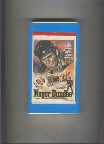 Video VHS. Mayor Dundee con Charlton Heston y Richard Harris