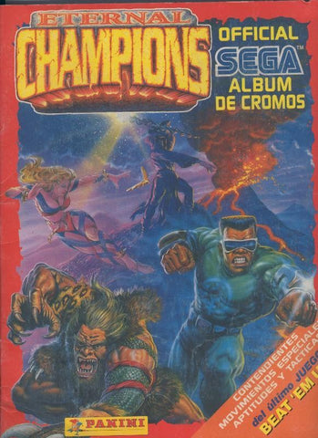 Album de Cromos: Eternal Champions official Sega