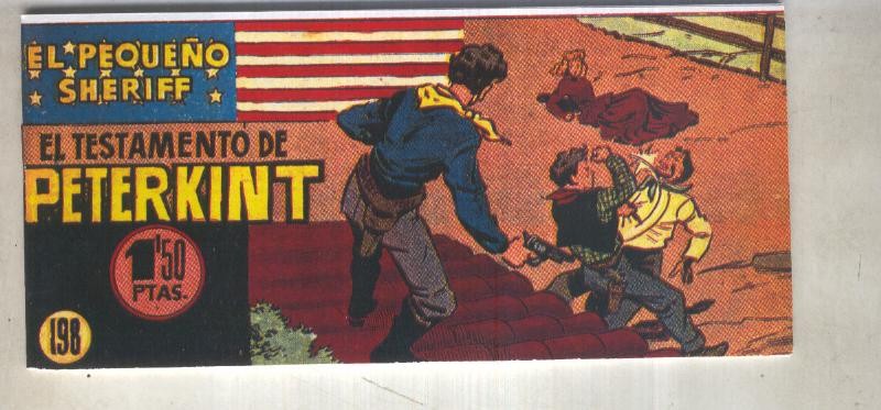 El Pequeño Sheriff facsimil numero 198: El testamento de Peter Kint