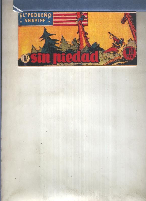 El Pequeño Sheriff facsimil numero 187: Sin piedad