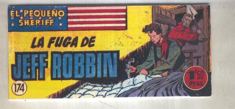 El Pequeño Sheriff facsimil numero 174: La fuga de Jeff Robbin