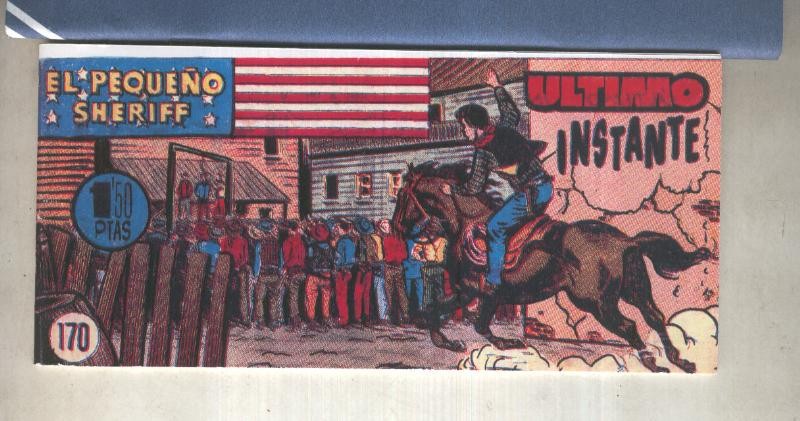 El Pequeño Sheriff facsimil numero 170: Ultimo instante