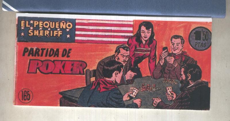 El Pequeño Sheriff facsimil numero 165: Partida de poker