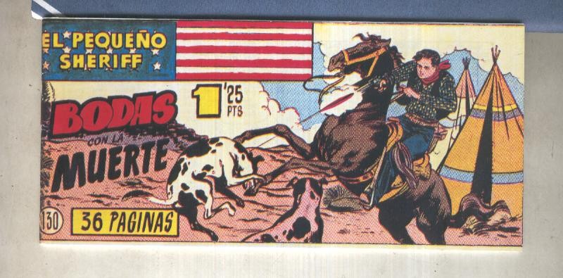 El Pequeño Sheriff facsimil numero 130: Bodas con la muerte