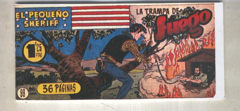 El Pequeño Sheriff facsimil numero 099: La trampa de fuego