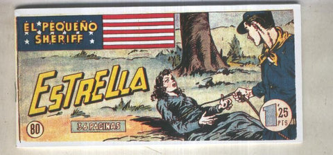 El Pequeño Sheriff facsimil numero 080: Estrella