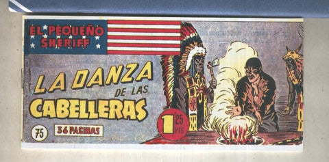 El Pequeño Sheriff facsimil numero 075: La danza de las cabelleras