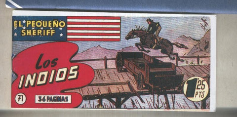 El Pequeño Sheriff facsimil numero 071: Los indios