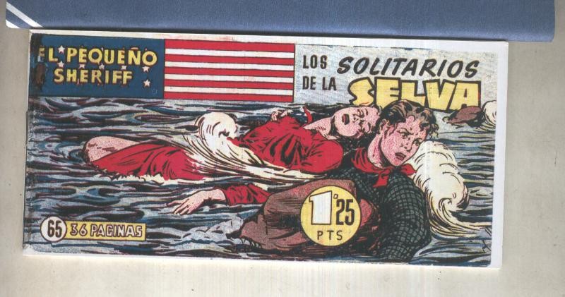 El Pequeño Sheriff facsimil numero 065: Los solitarios de la selva