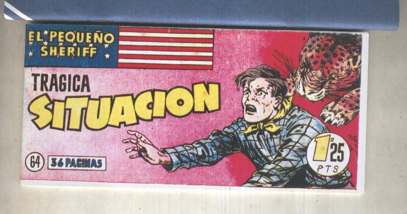 El Pequeño Sheriff facsimil numero 064: Tragica situacion