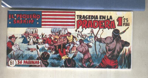 El Pequeño Sheriff facsimil numero 061: Tragedia en la pradera