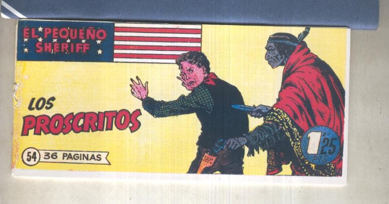 El Pequeño Sheriff facsimil numero 054: Los proscritos