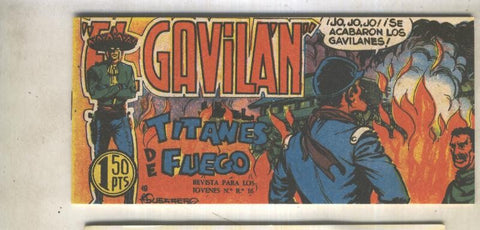 El Gavilan facsimil numero 18: Titanes de fuego