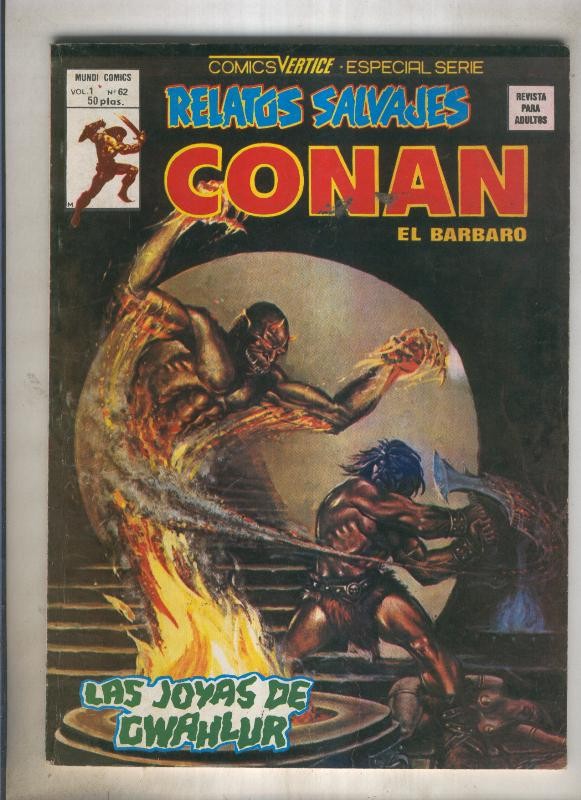 Relatos Salvajes numero 62: Conan (numerado 1 en trasera)