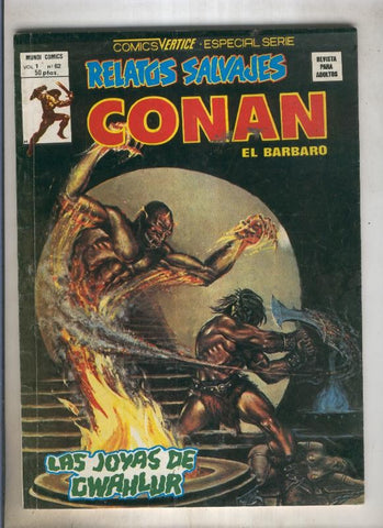 Relatos Salvajes numero 62: Conan (numerado 3 en trasera)