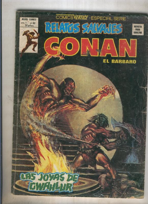 Relatos Salvajes numero 62: Conan (numerado 4 en trasera)