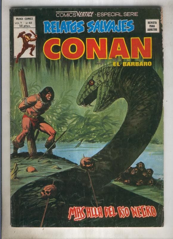 Relatos Salvajes numero 63: Conan (numerado 3 en trasera)