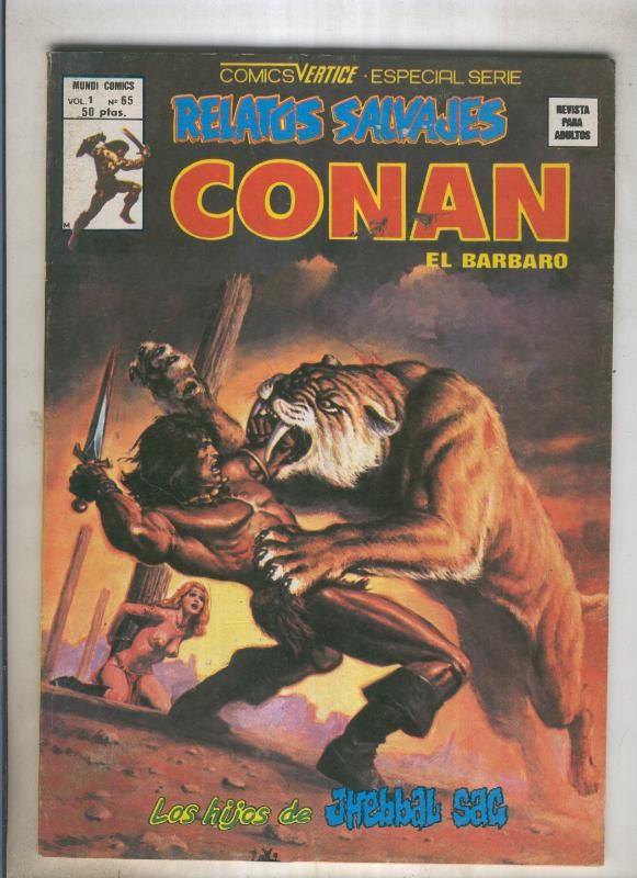 Relatos Salvajes numero 65: Conan (numerado 1 en trasera)