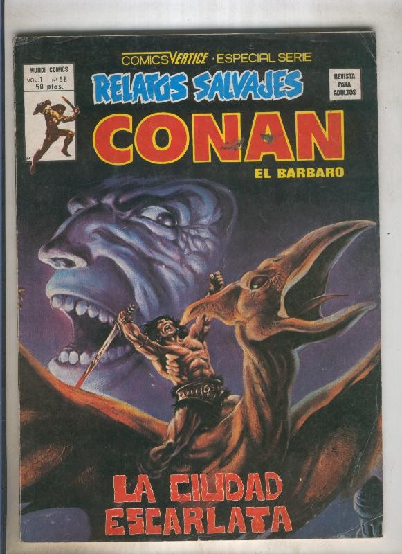 Relatos Salvajes numero 68: Conan (numerado 2 en trasera)