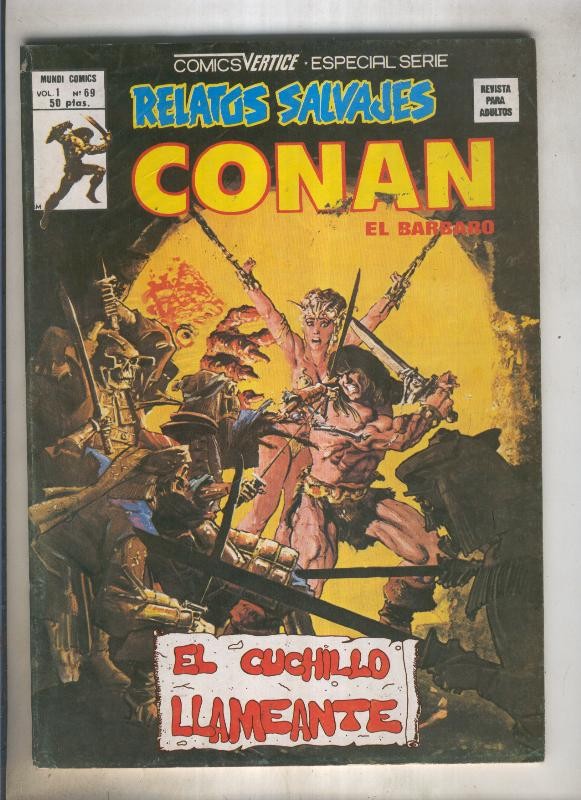 Relatos Salvajes numero 69: Conan (numerado 1 en trasera)