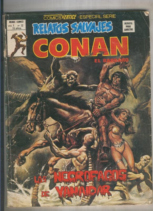 Relatos Salvajes numero 72: Conan (numerado 1 en trasera)