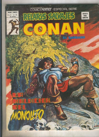 Relatos Salvajes numero 73: Conan (numerado 1 en trasera)