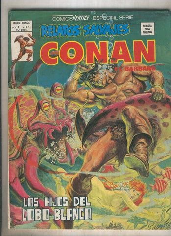 Relatos Salvajes numero 77: Conan (numerado 3 en trasera)