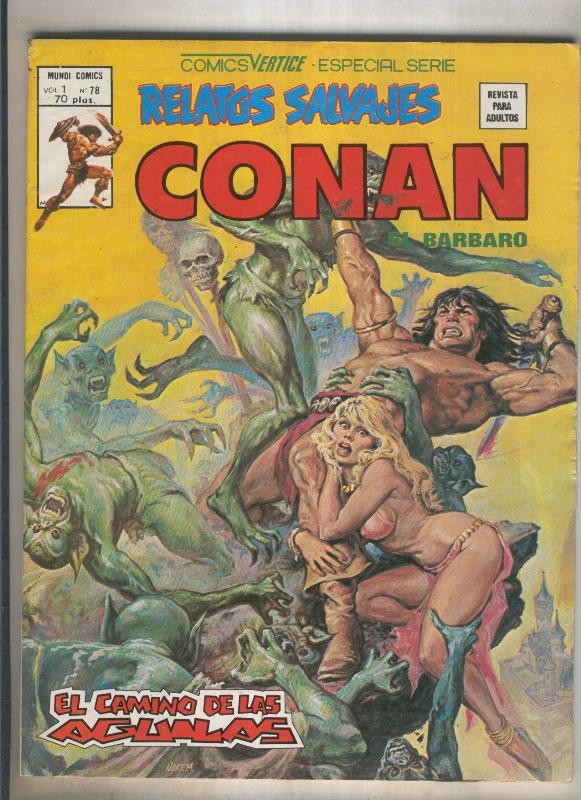 Relatos Salvajes numero 78: Conan (numerado 1 en trasera)