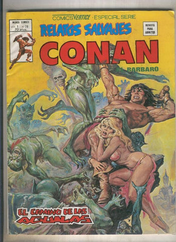 Relatos Salvajes numero 78: Conan (numerado 2 en trasera)