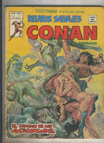 Relatos Salvajes numero 78: Conan (numerado 3 en trasera)