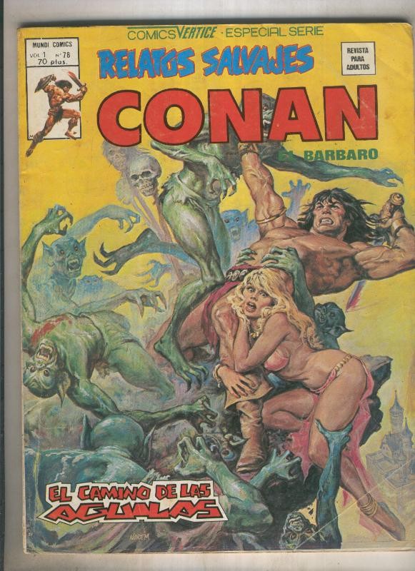 Relatos Salvajes numero 78: Conan (numerado 6 en trasera)