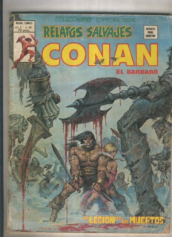 Relatos Salvajes numero 79: Conan (numerado 3 en trasera)